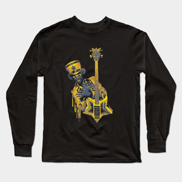 Funk Bootsy Long Sleeve T-Shirt by OliverIsis33